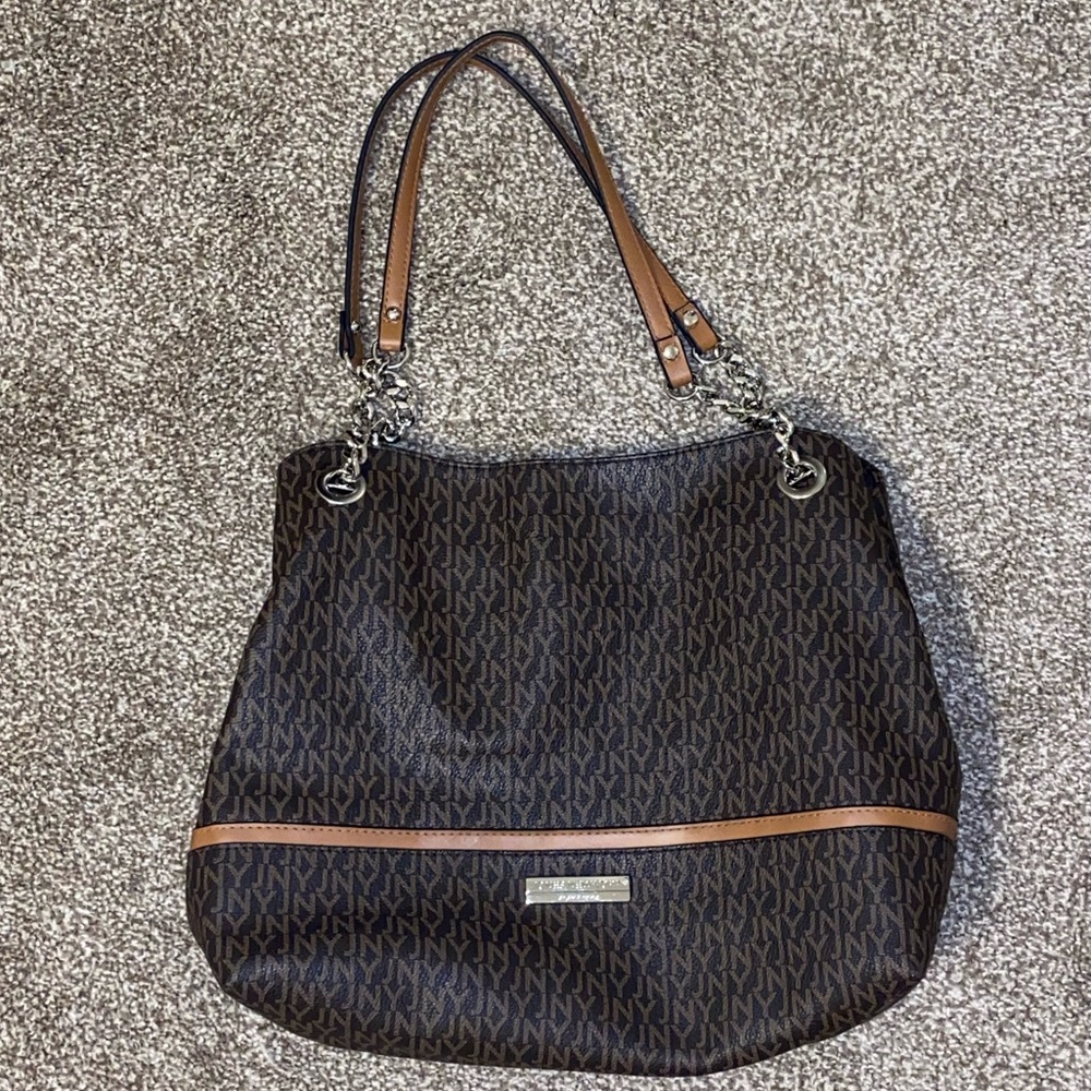 JNY Brown Status Riley Satchel